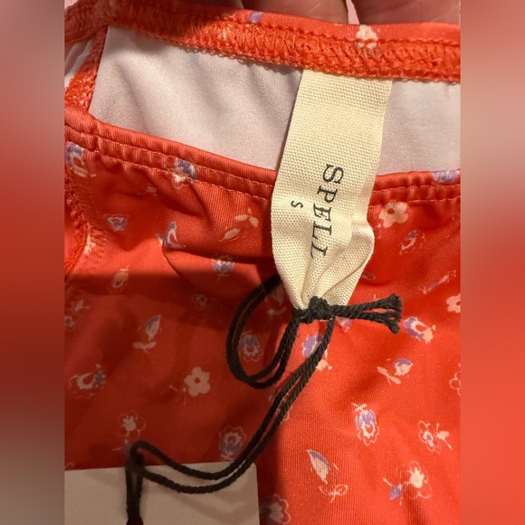 NWT Spell Boho Sunshine Bandit High Waisted Brief in Cayenne Size Small - Picture 6 of 9